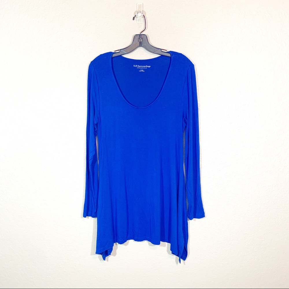 Soft Surroundings Timely Scoop LS Tunic To…